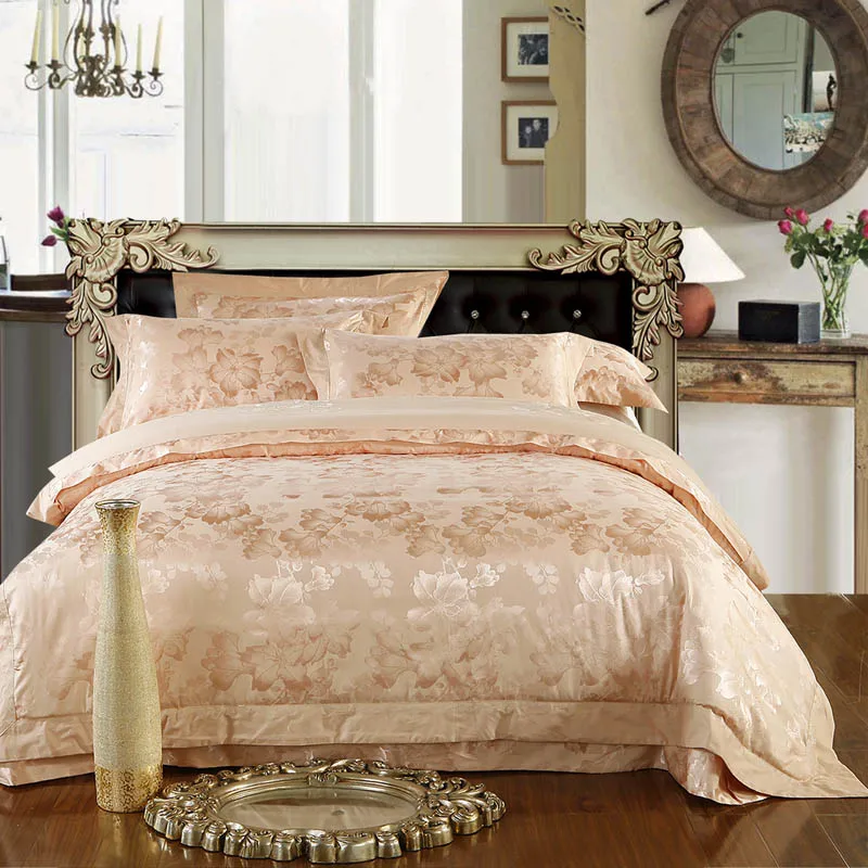 Bedding sets Silk Jacquard Cotton Bed Clothes Bedding bed linen bed set(Duvet Cover Bed sheet Pillow) Queen King Free Shipping
Bedding sets Silk Jacquard Cotton Bed Clothes Bedding bed linen bed set(Duvet Cover Bed sheet Pillow) Queen King Free Shipping