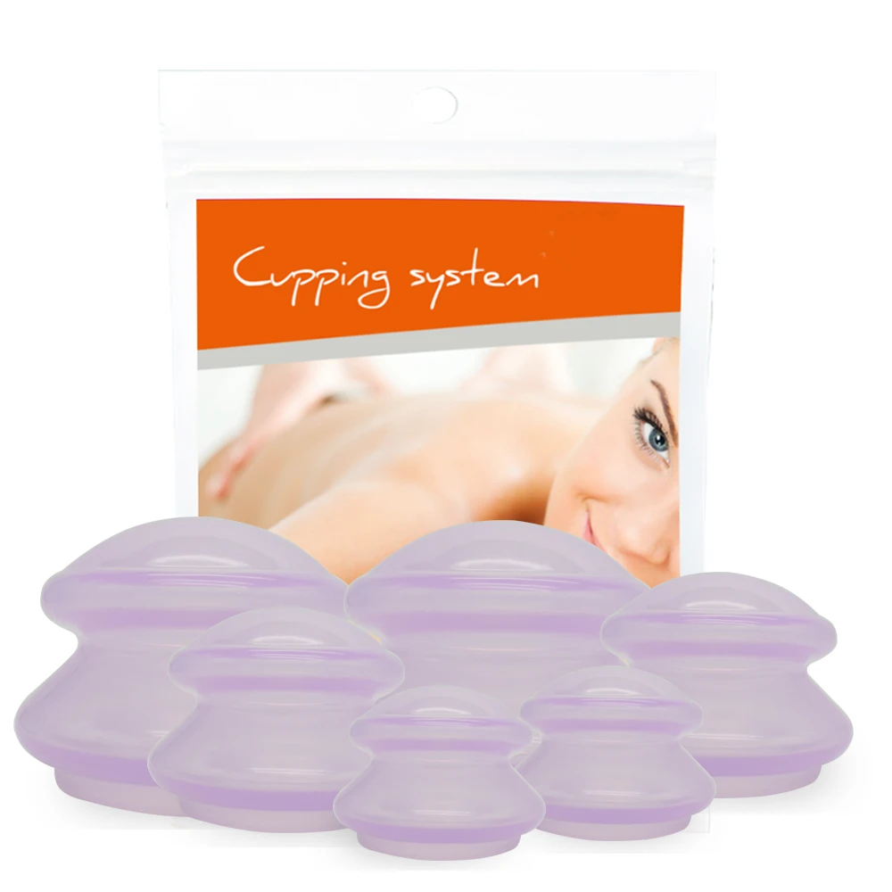 

SPEQUIX 6 PCS Massage Cup Set Face Anti Celulite Tratamento Cup Silicone Facial Suction Cups For Masajeador Vacuum Cup