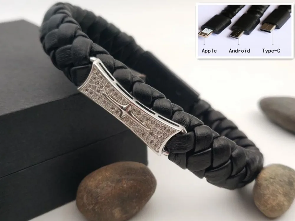 Birthday Gift Factory Outlet Support Custom Hand-woven Data Cable Bracelet Cross Decoration Bracelet
Birthday Gift Factory Outlet Support Custom Hand-woven Data Cable Bracelet Cross Decoration Bracelet