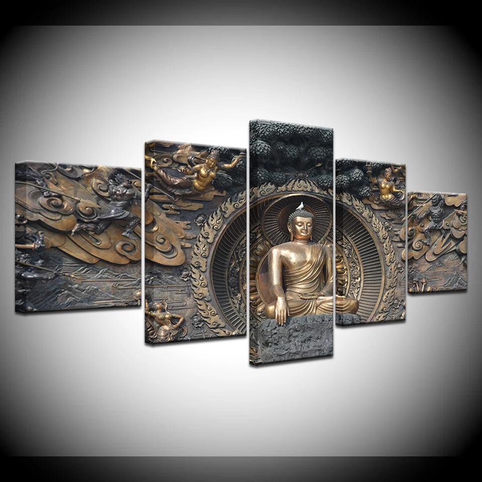 2018 Framless Buddha Statue Neutral Canvas Print Wall Art painting 5 Panel HD Print For home living room decoration
2018 Framless Buddha Statue Neutral Canvas Print Wall Art painting 5 Panel HD Print For home living room decoration