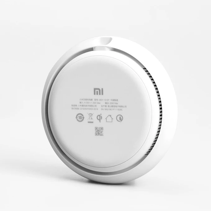 Беспроводное зарядное устройство Xiaomi 20 Вт Max для Mi 9 (20 Вт) MIX 2S / 3 (10 Qi EPP совместимый