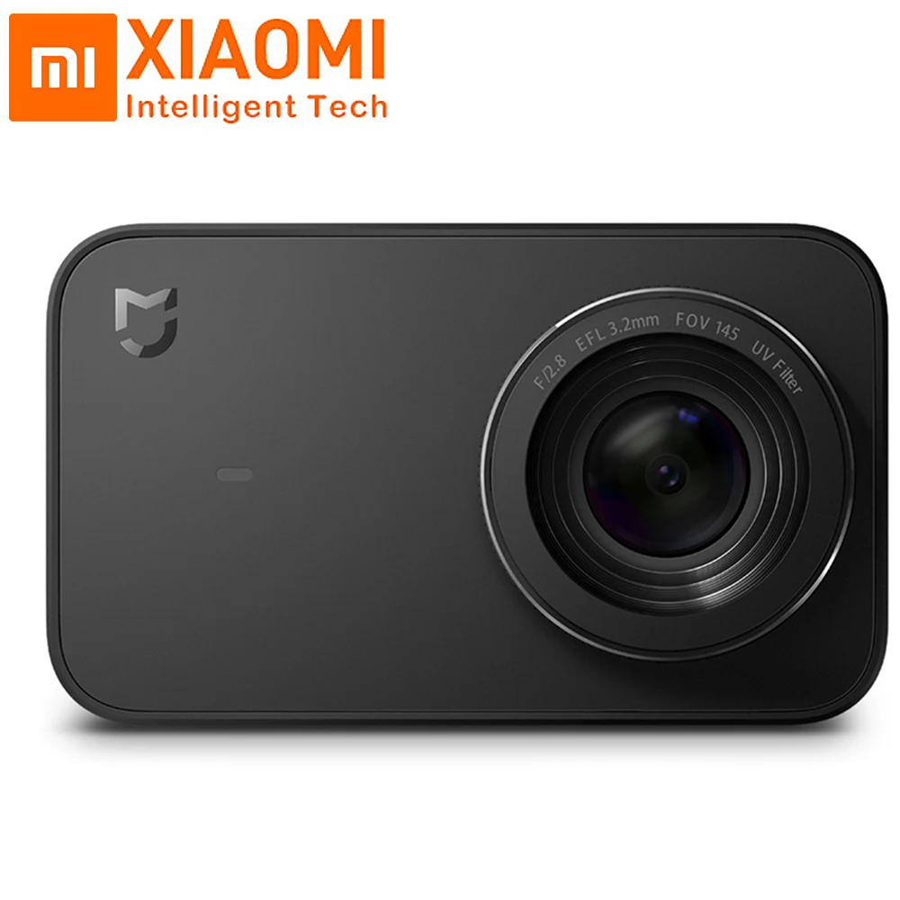 Xiao mi jia ni 4 k экшн-и видео Спортивная камера 145 угол 2 "HD экран Bluetooth WiFi с поддержкой