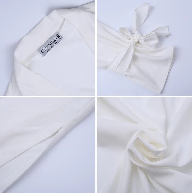Glamaker Split casual trench coat women white fashion loose outwear base coat autumn femininas leisure bow tie female coat
Glamaker Split casual trench coat women white fashion loose outwear base coat autumn femininas leisure bow tie female coat