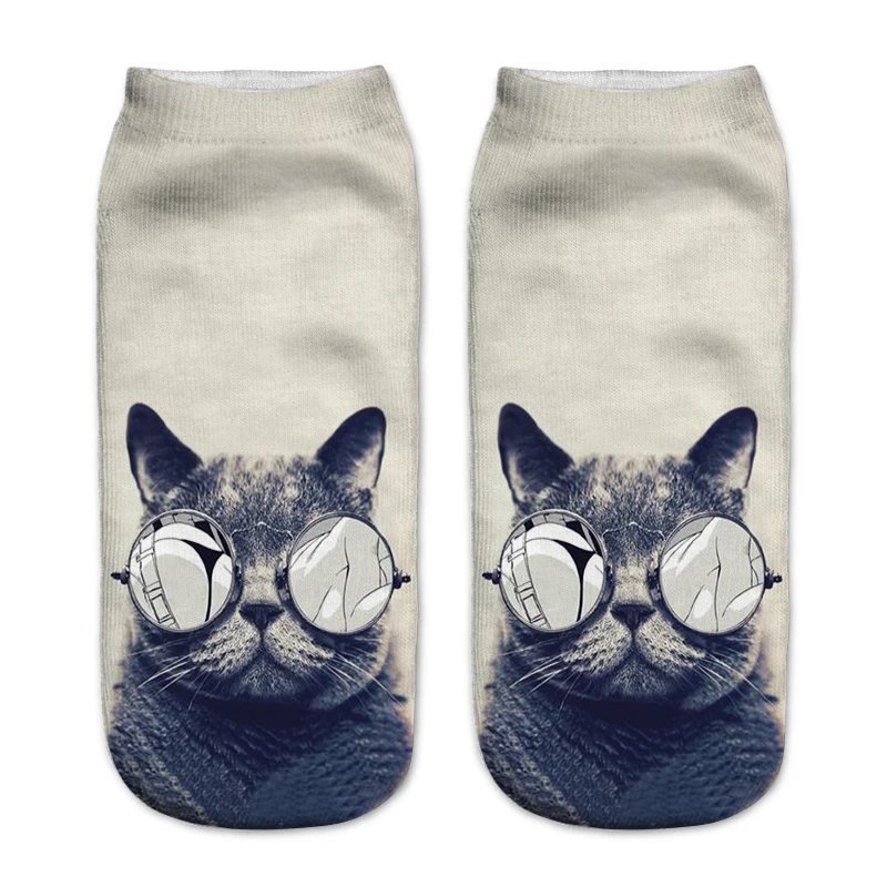 Women 3D Printed Spring Summer Socks Fashion Unisex Cat Animal Female Funny Casual Short Ankle
Women 3D Printed Spring Summer Socks Fashion Unisex Cat Animal Female Funny Casual Short Ankle
