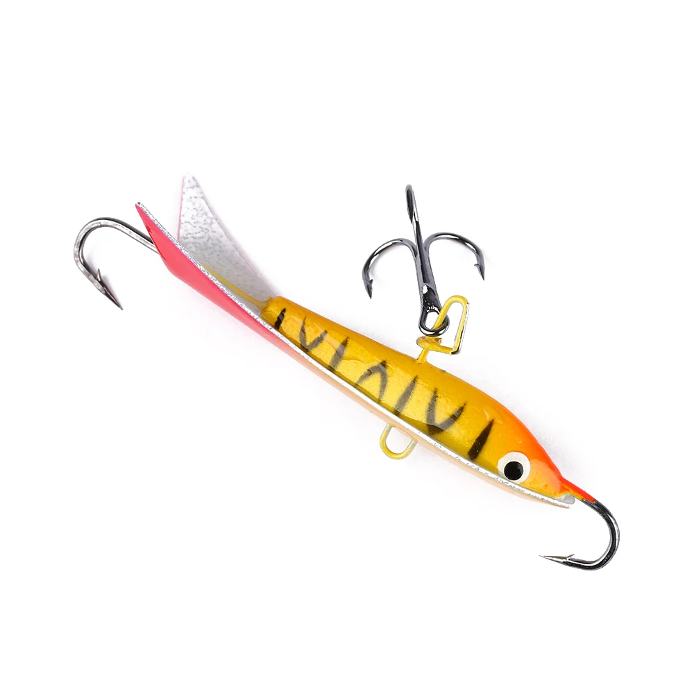 5pcs/Lot Ice Fishing Lure 6cm 9.5g Ice Fishing Winter Fishing Baits Lead Jigging Bait Hard Lure Balancer hooks
5pcs/Lot Ice Fishing Lure 6cm 9.5g Ice Fishing Winter Fishing Baits Lead Jigging Bait Hard Lure Balancer hooks