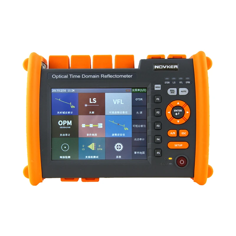 1310/1550nm 32/30dB SM with VFL OPM Light Source Fibra Optica OTDR Optical Fiber OTDR Optical Time Domain Reflectometer NK5600
1310/1550nm 32/30dB SM with VFL OPM Light Source Fibra Optica OTDR Optical Fiber OTDR Optical Time Domain Reflectometer NK5600