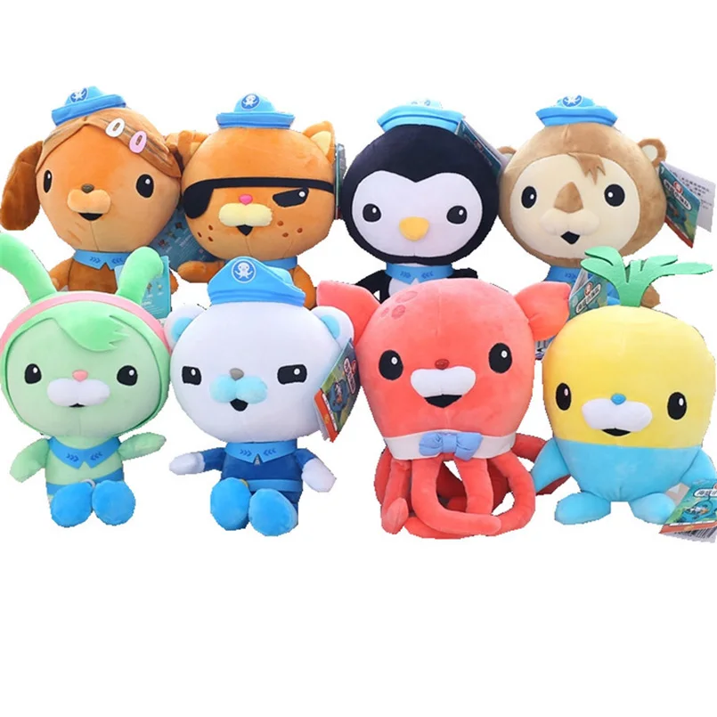 19 см Kawaii Octonauts плюшевые игрушки капитан барнаклс милый песо шеллингтон Dashi
