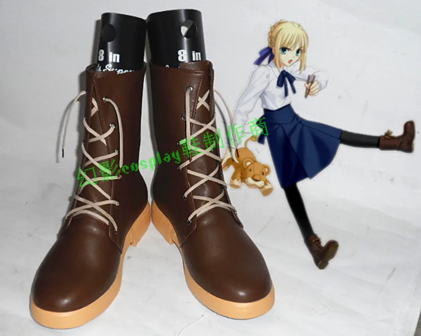 Fate/Stay Night Saber Arther/коричневые короткие ботинки для костюмированной вечеринки H016
Fate/Stay Night Saber Arther/коричневые короткие ботинки для костюмированной вечеринки H016