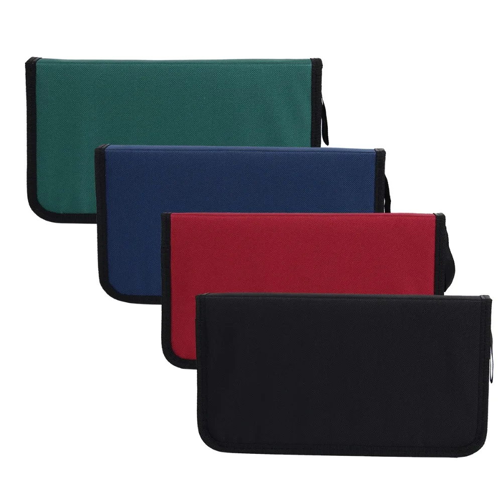 80 Disc CD DVD Carry Case Wallet Storage CDs Organizer Holder Bag Hard Box-Blue/red/black/green
80 Disc CD DVD Carry Case Wallet Storage CDs Organizer Holder Bag Hard Box-Blue/red/black/green