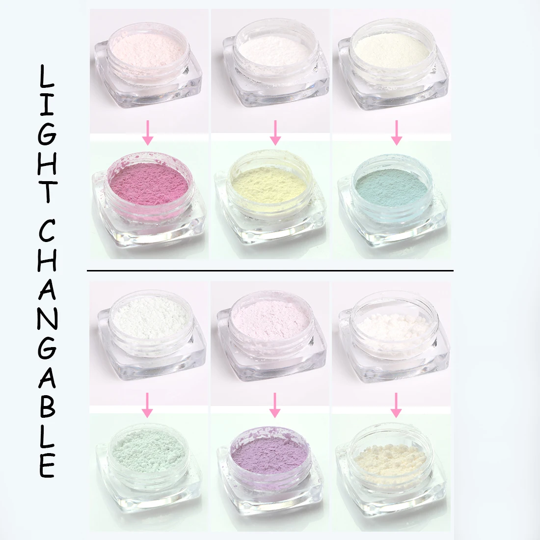 Nail Glitter Color Changing UV Light Nail Art Powder Manicure Pigment Color Changeable Dust Photochromic Sunlight Sensitive
Nail Glitter Color Changing UV Light Nail Art Powder Manicure Pigment Color Changeable Dust Photochromic Sunlight Sensitive