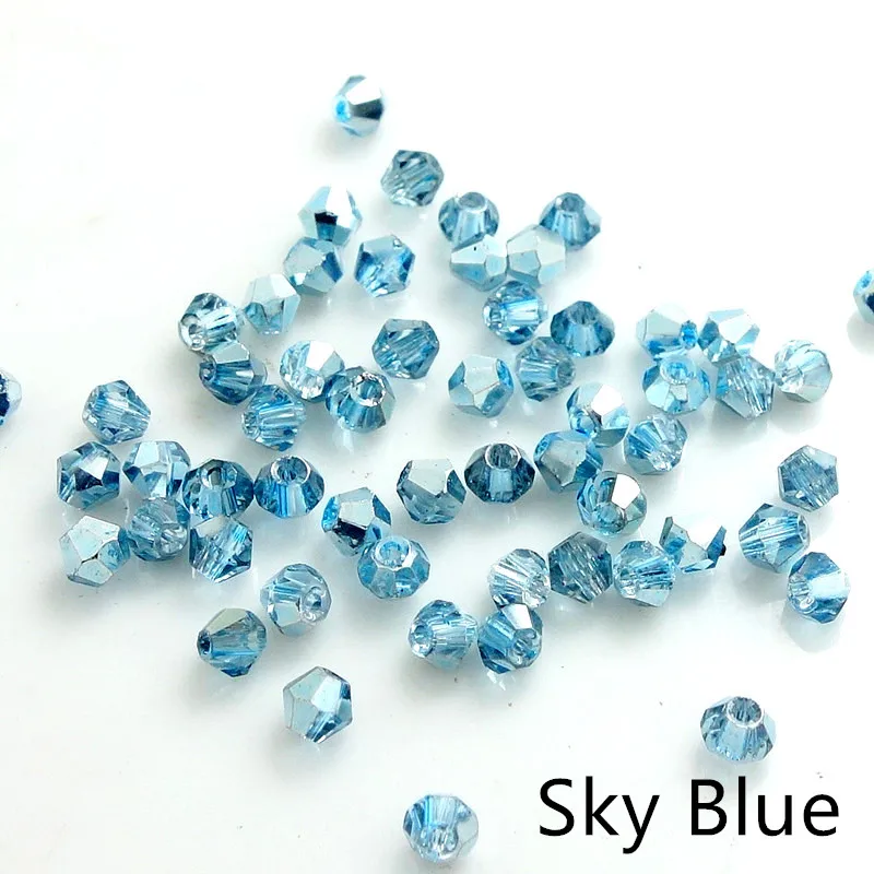 Wholesale new crystal glass 5301 # loose spacer bicone Beads 3mm 4mm 6mm sky blue
Wholesale new crystal glass 5301 # loose spacer bicone Beads 3mm 4mm 6mm sky blue