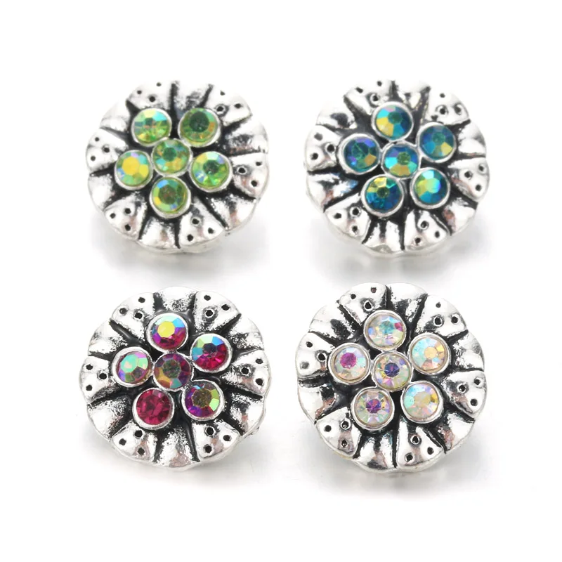 10pcs/lot Flower Snap Jewelry 12mm Snap Buttons With Rhinestone Charm Button Fit Snap Bracelets Bangles for women
10pcs/lot Flower Snap Jewelry 12mm Snap Buttons With Rhinestone Charm Button Fit Snap Bracelets Bangles for women