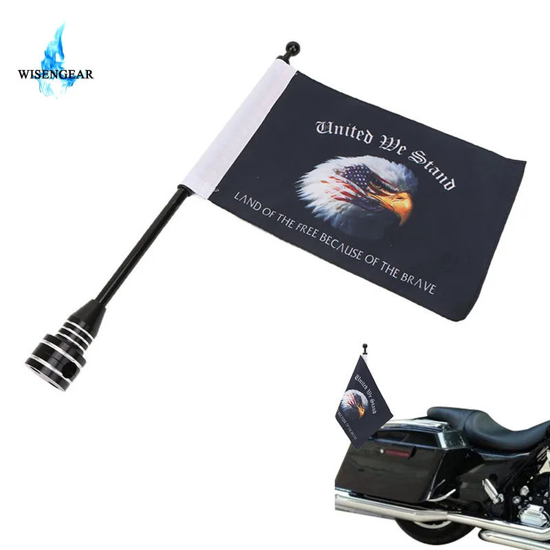 Motorcycle Luggage Rack Flag Pole Mount 6 x 9 American Flag Eagle Skull For Honda Goldwing CB VTX CBR Harley Touring XL 883 1200
Motorcycle Luggage Rack Flag Pole Mount 6 x 9 American Flag Eagle Skull For Honda Goldwing CB VTX CBR Harley Touring XL 883 1200