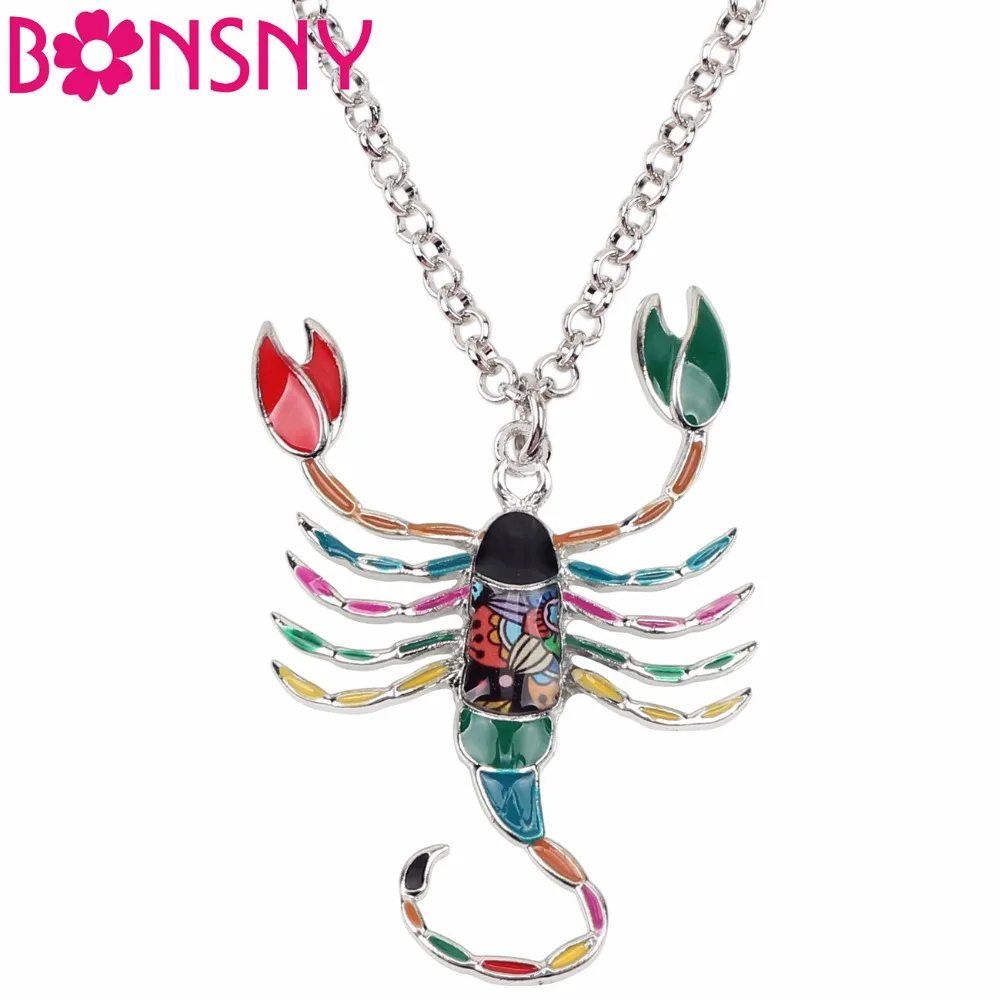 Bonsny Maxi Statement Metal Alloy Lucky Zodiac Scorpio Necklace Chain Choker Pendant Novelty New 2018 Enamel Jewelry For Women
Bonsny Maxi Statement Metal Alloy Lucky Zodiac Scorpio Necklace Chain Choker Pendant Novelty New 2018 Enamel Jewelry For Women