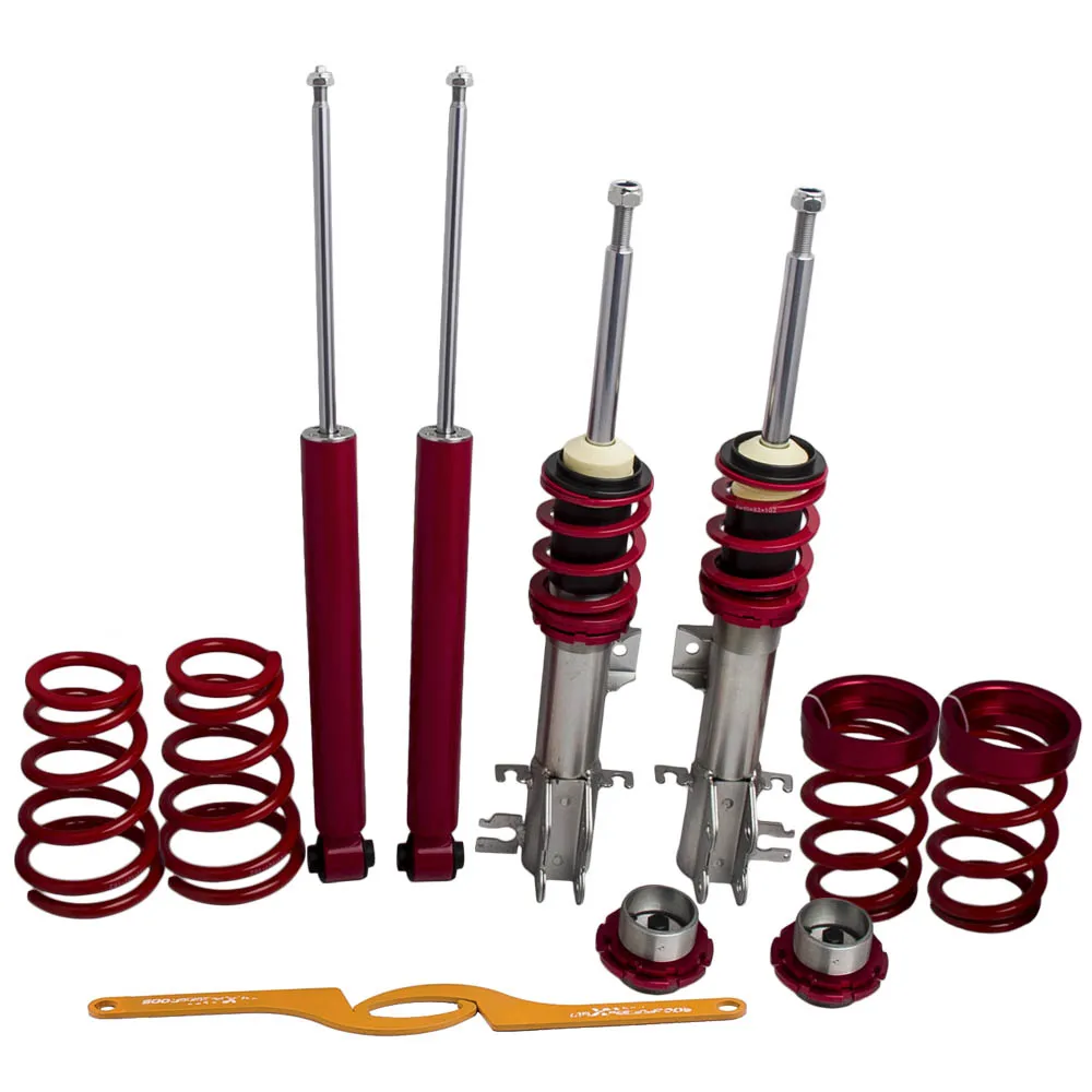 Coilover Suspension Kit for Fiat Grande Punto 199 FOR Opel Corsa D/E Adjustable Coil Spring Over Struts / Shock Absorber
Coilover Suspension Kit for Fiat Grande Punto 199 FOR Opel Corsa D/E Adjustable Coil Spring Over Struts / Shock Absorber