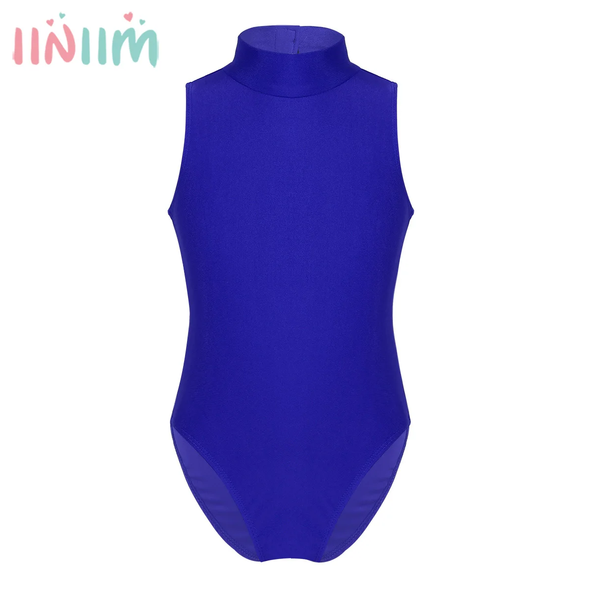 iiniim Kids Girls Sleeveless Mock Neck Cutout Back Ballet Dance Gymnastics Leotard Jumpsuit Overalls for Children's Dance Class
iiniim Kids Girls Sleeveless Mock Neck Cutout Back Ballet Dance Gymnastics Leotard Jumpsuit Overalls for Children's Dance Class