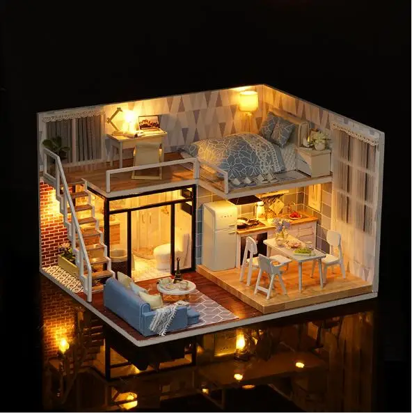 L023 Large DIY dollhouse toys for children casa Wooden Miniatura Doll Houses Miniature Dollhouse Toy Birthday Gift
L023 Large DIY dollhouse toys for children casa Wooden Miniatura Doll Houses Miniature Dollhouse Toy Birthday Gift