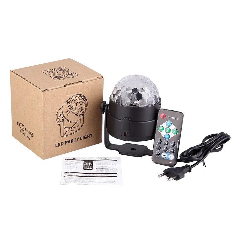3W Mini RGB Crystal Magic Sound Activated Disco Ball Stage Lamp Lumiere Christmas Laser Projector Dj Club Party Light Show #25
3W Mini RGB Crystal Magic Sound Activated Disco Ball Stage Lamp Lumiere Christmas Laser Projector Dj Club Party Light Show #25