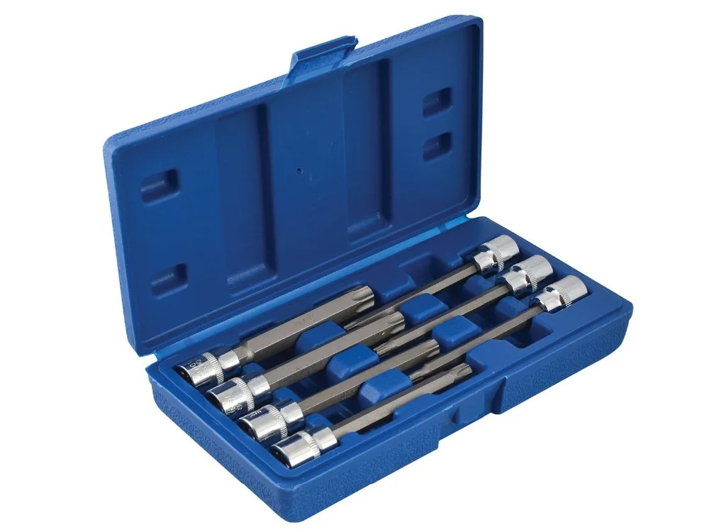 3/8 "7 Шт. Диск Extra Long Torx Немного Гнездо Установить Ключ Набор Бит Set Socket |