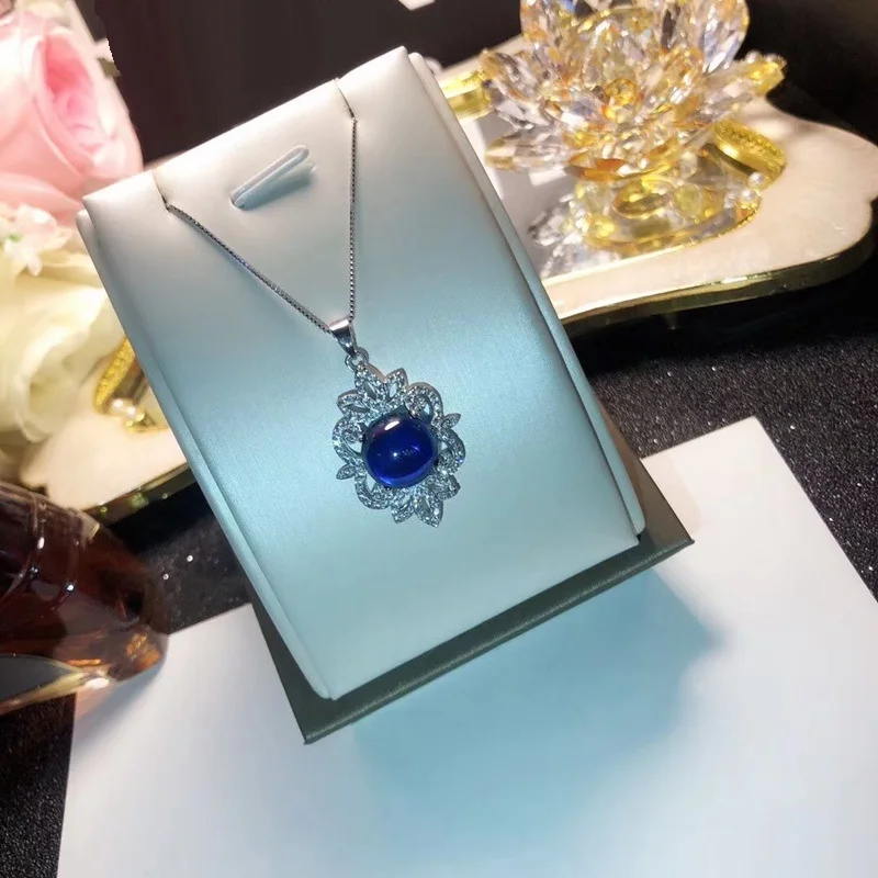 HG Fashion 925 Sterling Silver Transparent Blue Zircon Water Drop Collar Necklace Round Flower Mother Gift Women Wedding Jewelry
HG Fashion 925 Sterling Silver Transparent Blue Zircon Water Drop Collar Necklace Round Flower Mother Gift Women Wedding Jewelry