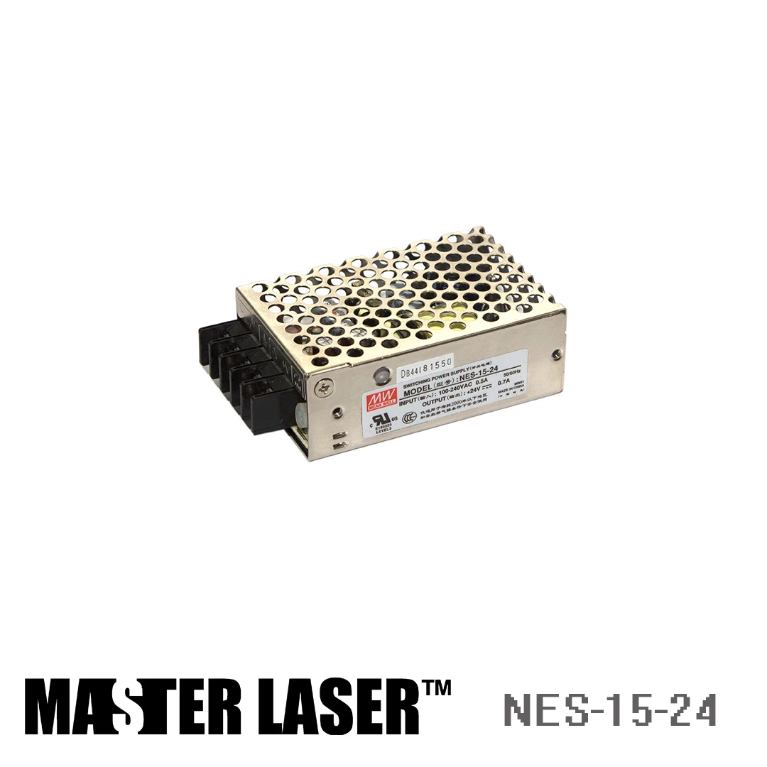 Лазерная резка маркировочная гравировальная машина diy части MeanWell MW NES 15 24 Вт в