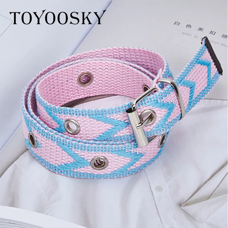 2019 Harajuku Rivets Canvas Women Belts for Jeans Colors Pin Buckle Belts All-match High Quality Belts for Female men TOYOOSKY
2019 Harajuku Rivets Canvas Women Belts for Jeans Colors Pin Buckle Belts All-match High Quality Belts for Female men TOYOOSKY