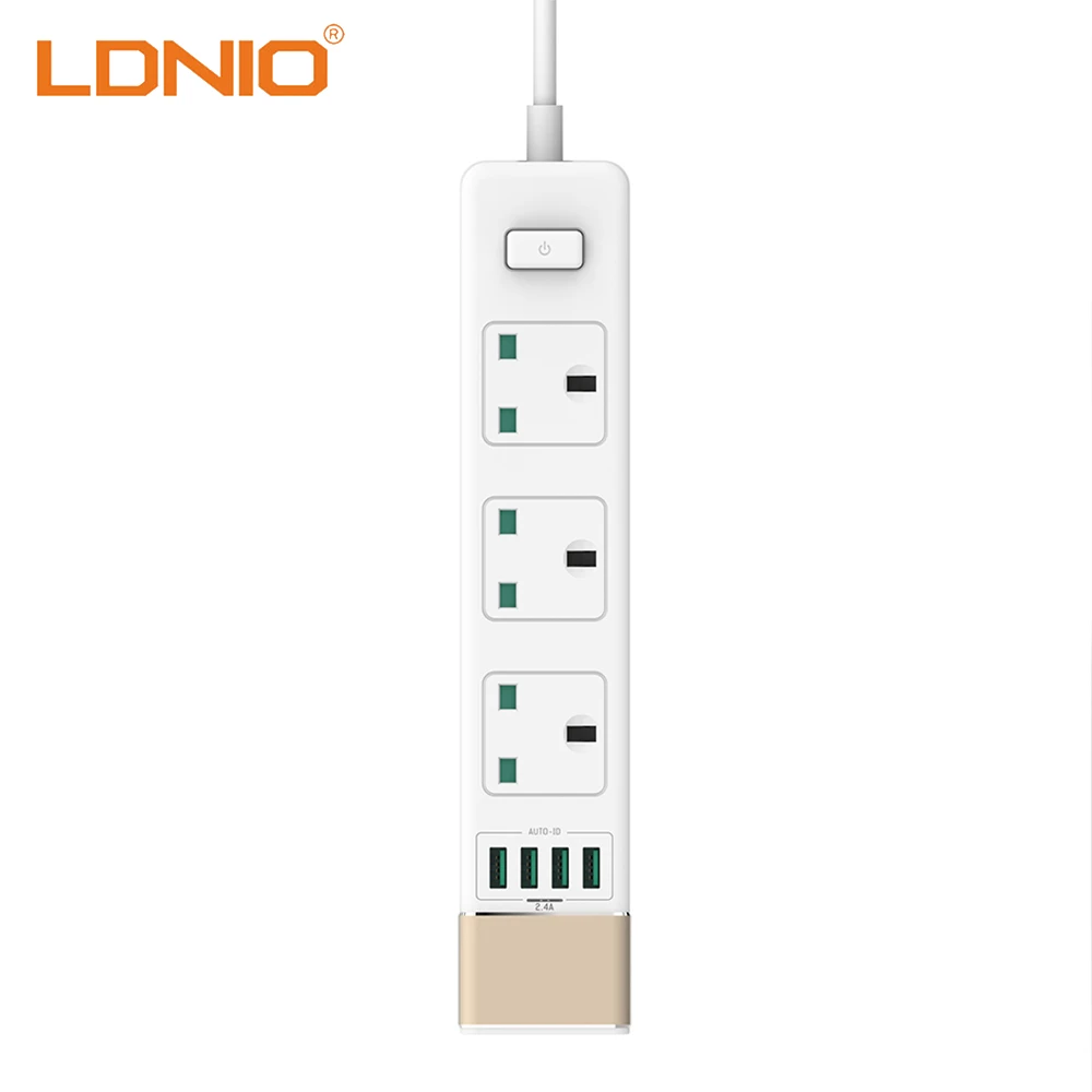 LDNIO 4 порта USB Порты и разъёмы для рабочего стола Зарядное устройство Мобильный