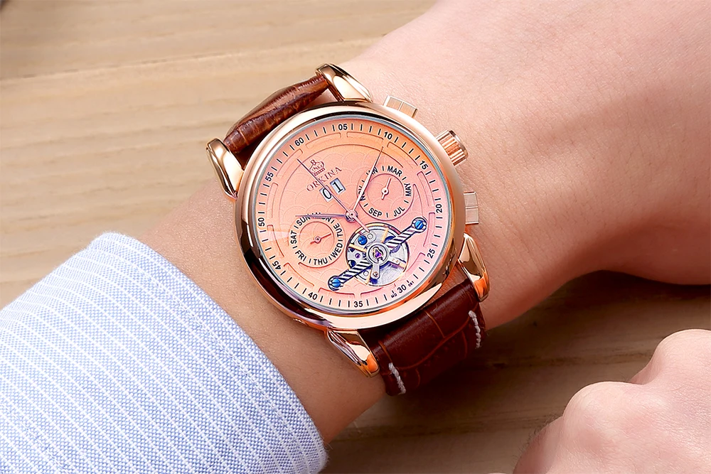Fashion Luxury Tourbillon Design Waterproof Mens Watches Top Brand Luxury Mechanical Skeleton Watch Rose Gold Case New
Fashion Luxury Tourbillon Design Waterproof Mens Watches Top Brand Luxury Mechanical Skeleton Watch Rose Gold Case New