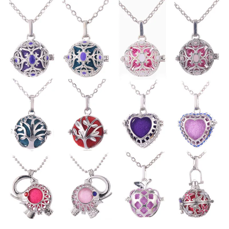 New Diffuser jewelry cage style Necklaces Vintage Elephant Heart Aromatherapy Necklace Essential Oil Diffuser Pendant Necklace
New Diffuser jewelry cage style Necklaces Vintage Elephant Heart Aromatherapy Necklace Essential Oil Diffuser Pendant Necklace
