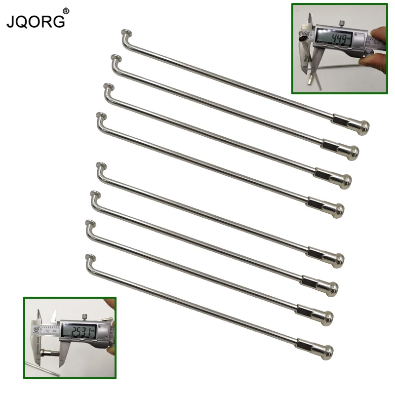 32 Pieces A Lot 7G Diameter 4.5 mm J-bend Motorcycle Spokes 304 Stainless Steel Material Cycling Motocross Wheel Spokes With Nut
32 Pieces A Lot 7G Diameter 4.5 mm J-bend Motorcycle Spokes 304 Stainless Steel Material Cycling Motocross Wheel Spokes With Nut