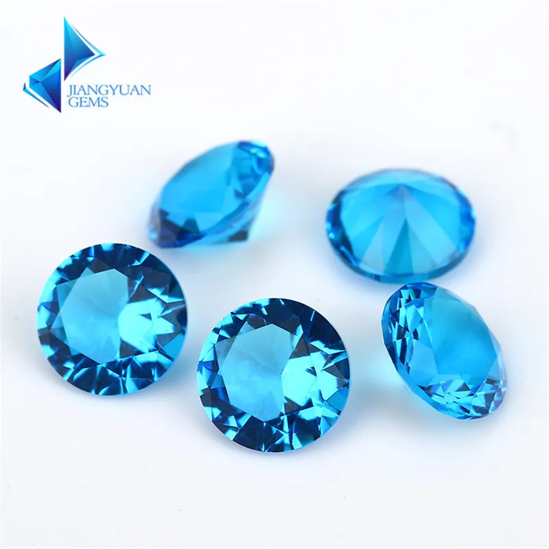 Size 1~15mm Dark SeaBlue Color Round Shape Machine Cut Loose Glass Stone Synthetic Gems For Jewlry
Size 1~15mm Dark SeaBlue Color Round Shape Machine Cut Loose Glass Stone Synthetic Gems For Jewlry