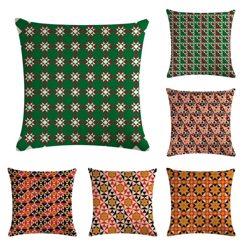 45*45cm Geometry Cushion Cover Home Car decorative throw pillows New Arrival Funda Cojines coussin custom Almofad
45*45cm Geometry Cushion Cover Home Car decorative throw pillows New Arrival Funda Cojines coussin custom Almofad