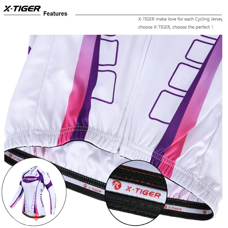 X-Tiger 2020 Winter Cycling Jerseys Pro Thermal Fleece Cycling Clothes Keep Warm MTB Bicycle Cycling Clothing For Women
X-Tiger 2020 Winter Cycling Jerseys Pro Thermal Fleece Cycling Clothes Keep Warm MTB Bicycle Cycling Clothing For Women