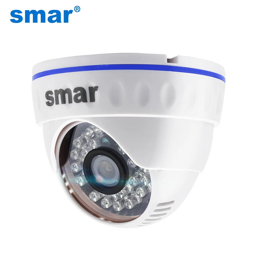 Smar H.264 купольная IP камера Камера 1.3MP 2MP Сетевой Видео 24 инфракрасных светодиодный