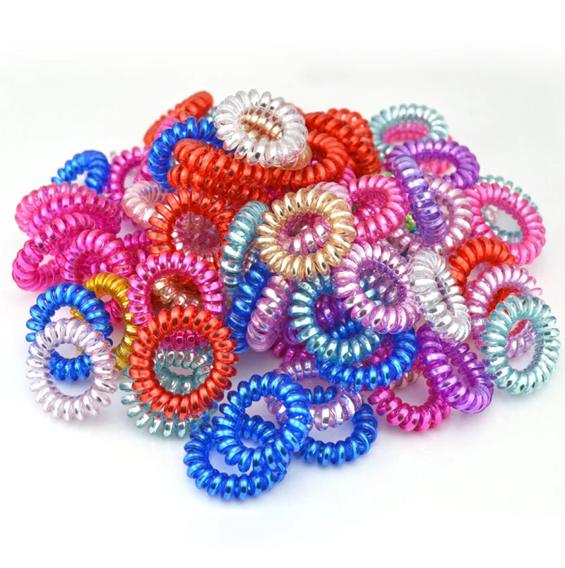 10pieces/lot Mix Color Scruchies Headdress Hair Band Telephone Line Wire Elastic Hair Rope Hairband Small Size 35mm
10pieces/lot Mix Color Scruchies Headdress Hair Band Telephone Line Wire Elastic Hair Rope Hairband Small Size 35mm