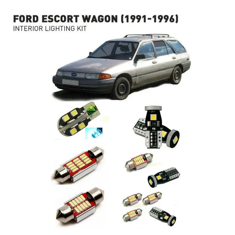 Led interior lights For Ford escort wagon 1991-1996 8pc Led Lights For Cars lighting kit automotive bulbs Canbus
Led interior lights For Ford escort wagon 1991-1996 8pc Led Lights For Cars lighting kit automotive bulbs Canbus