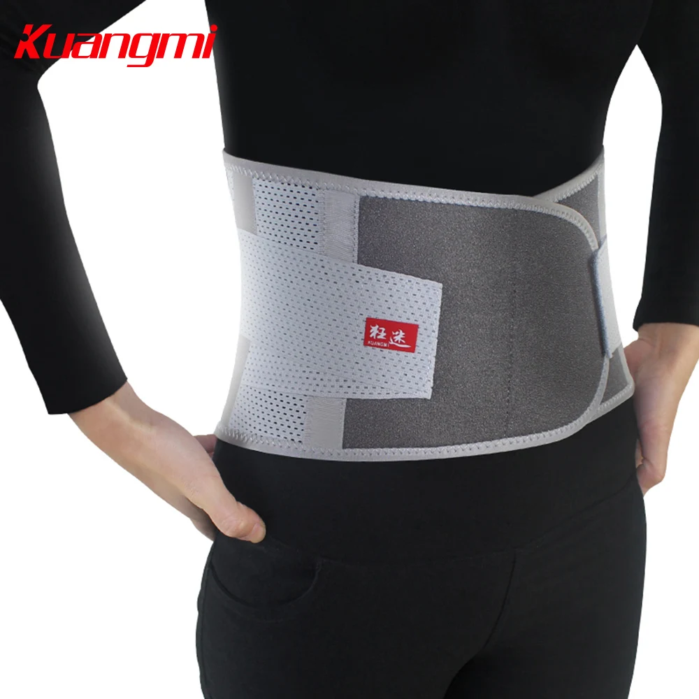 Kuangmi 1 PC Elastic Waist Trainer Belt Ajustable Waist Support Brace Fitness Gym Lumbar Back Waist Supporter Sports Accessories
Kuangmi 1 PC Elastic Waist Trainer Belt Ajustable Waist Support Brace Fitness Gym Lumbar Back Waist Supporter Sports Accessories