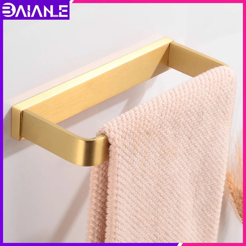Bathroom Towel Ring Gold Washroom Single Towel Rack Hanging Holder Wall Mounted Brass Towel Bar Holder Bathroom Accessories
Bathroom Towel Ring Gold Washroom Single Towel Rack Hanging Holder Wall Mounted Brass Towel Bar Holder Bathroom Accessories