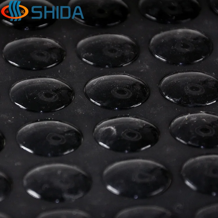 Самоклеящиеся черные силиконовые резиновые подушечки для ног 360 шт. 15*3 мм