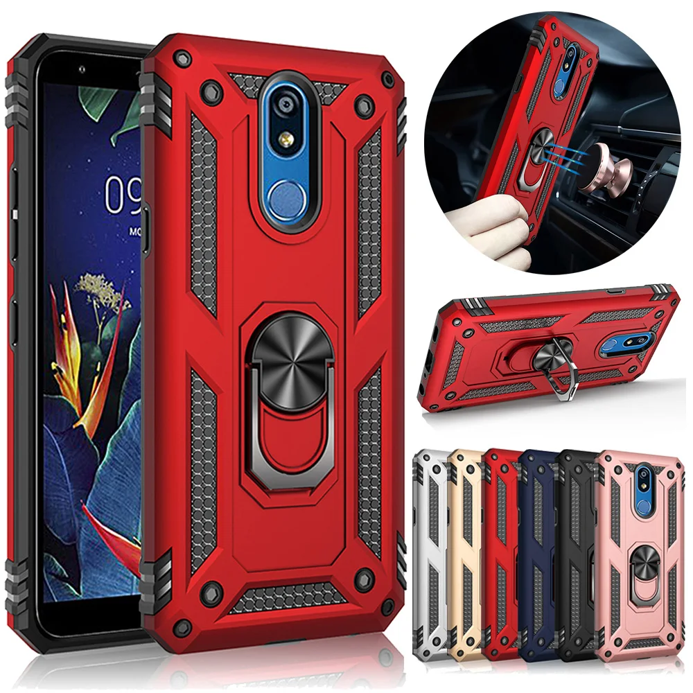 For LG K40 Case Dual Layer Military Armor Case Magnetic Ring Stand Shockproof Hard Back Cover
For LG K40 Case Dual Layer Military Armor Case Magnetic Ring Stand Shockproof Hard Back Cover