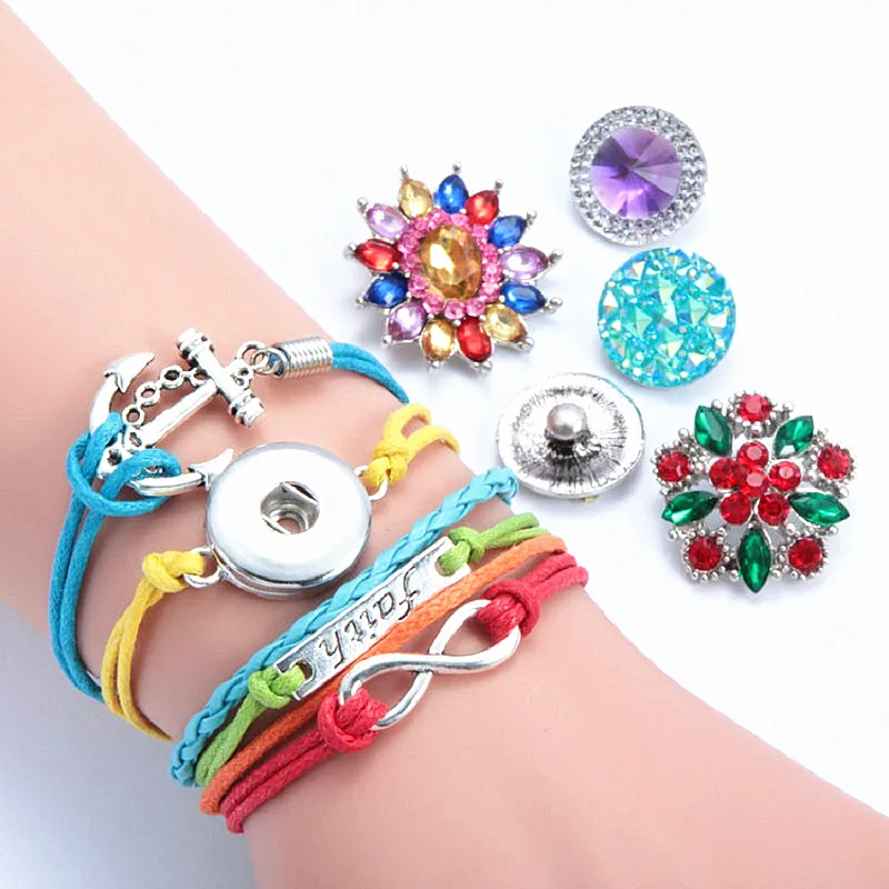 Brand New 12PCs/pack assorted mixed styles hand made leather Snap Charm Button DIY Jewelry Cuff Bracelets
Brand New 12PCs/pack assorted mixed styles hand made leather Snap Charm Button DIY Jewelry Cuff Bracelets