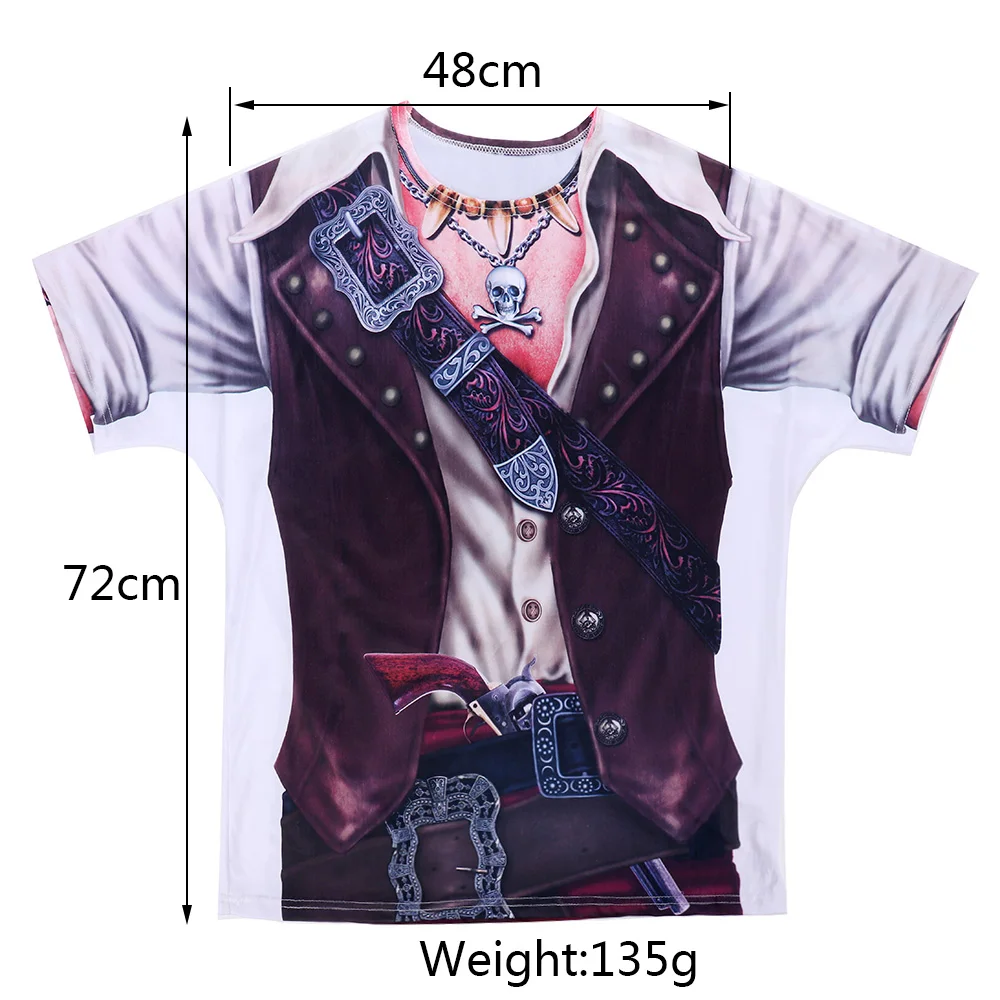 Cospty Halloween Men and Women Steampunk Cosplay Costume Top Printed 3D Adult Funny Punk T Shirt
Cospty Halloween Men and Women Steampunk Cosplay Costume Top Printed 3D Adult Funny Punk T Shirt