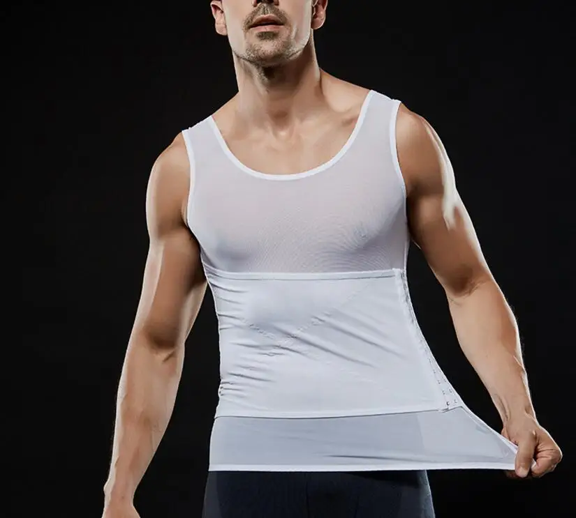 Men Gynecomastia Corset Posture Corrector Tees Slimming Boobs belt Shaper Compression T-shirt Abdomen Control Belly Reducer
Men Gynecomastia Corset Posture Corrector Tees Slimming Boobs belt Shaper Compression T-shirt Abdomen Control Belly Reducer