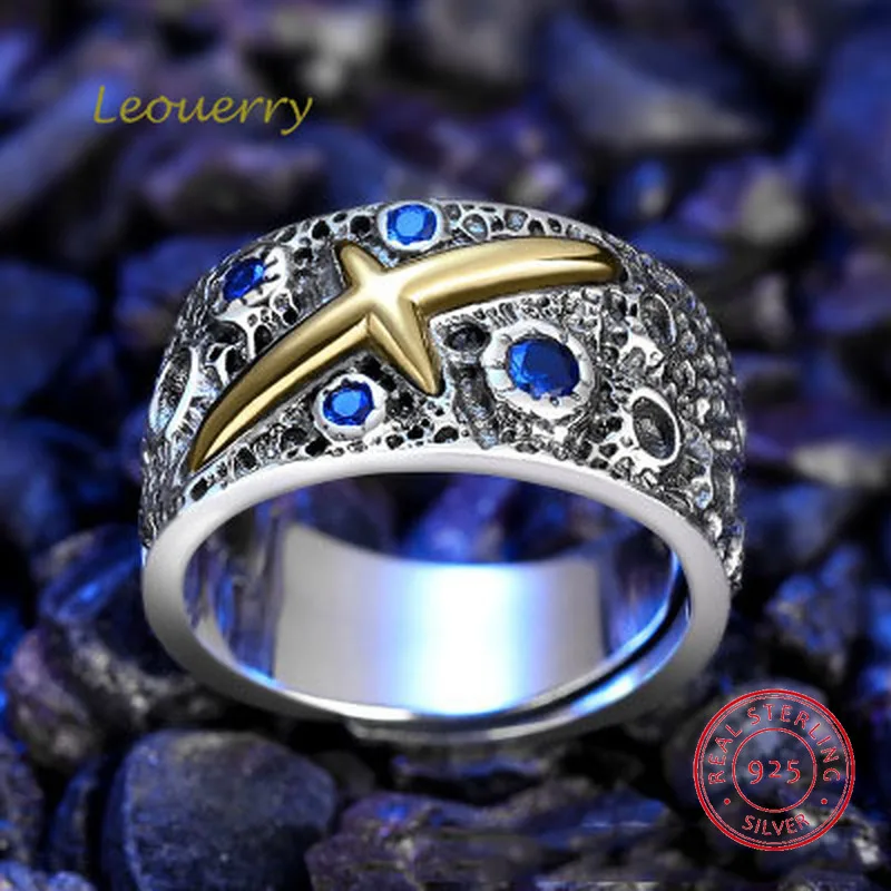 Leouerry 925 пробы серебро синее звездное небо Метеор кольцо Винтаж властная широкое мужское кольцо
Leouerry 925 пробы серебро синее звездное небо Метеор кольцо Винтаж властная широкое мужское кольцо