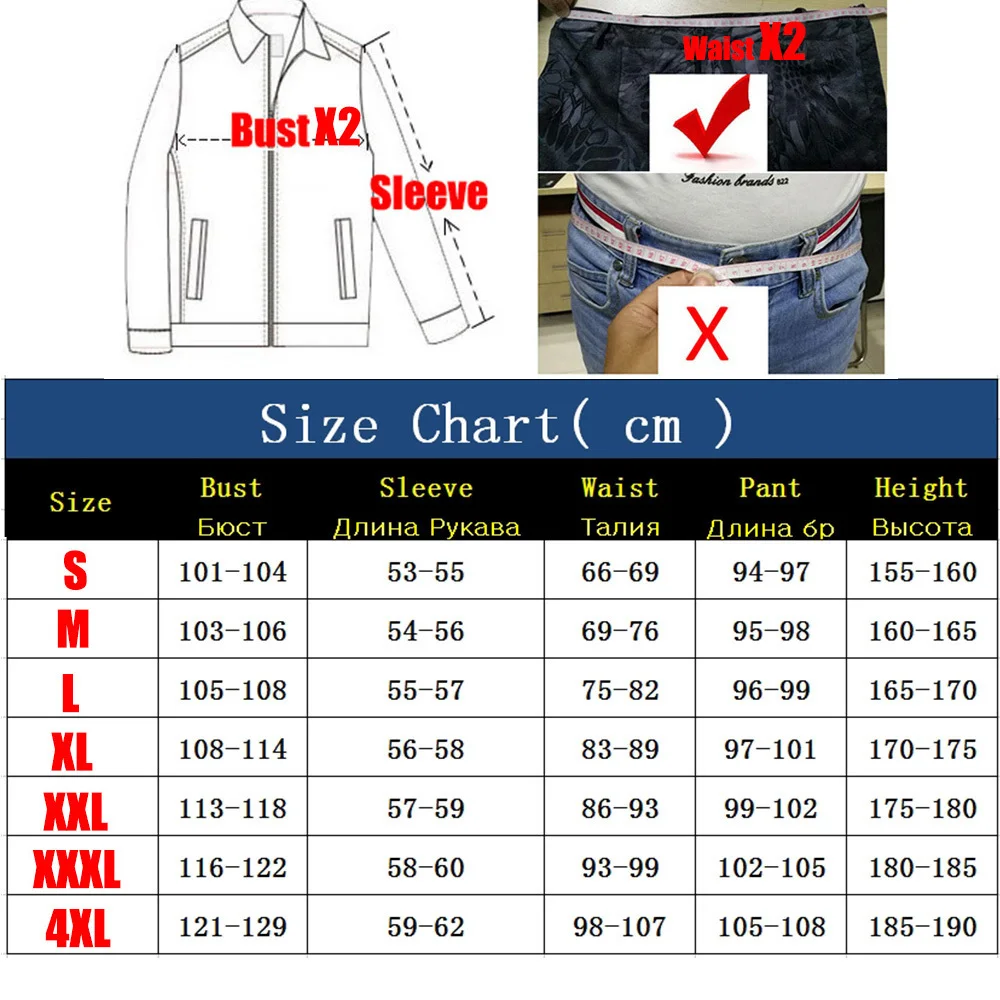 Outdoor Tactical Hunting Clothes Men Multicam Suits Jacket + Pants Army Tactical Military Camouflage Clothing Combat Uniforms
Outdoor Tactical Hunting Clothes Men Multicam Suits Jacket + Pants Army Tactical Military Camouflage Clothing Combat Uniforms