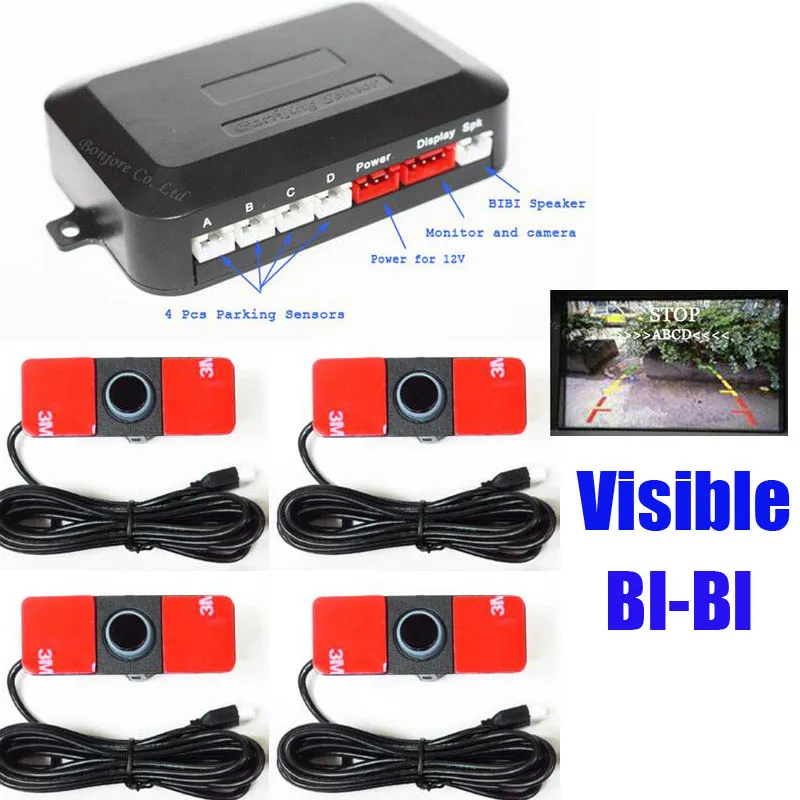 Car Parking Sensor Reverse Backup Radar Detector System 16mm Original Sensors Connect Car 4.3 inch Monitor & Car Rear camera
Car Parking Sensor Reverse Backup Radar Detector System 16mm Original Sensors Connect Car 4.3 inch Monitor & Car Rear camera
