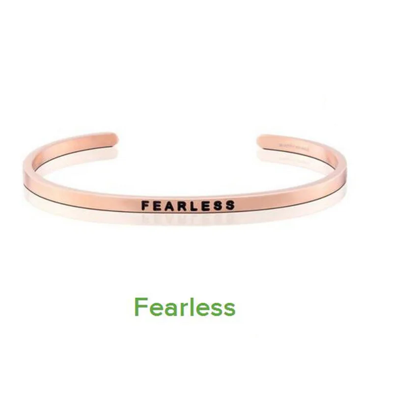 Elegant Stainless Steel Engraved FEARLESS Inspirational Quote Hand Stamped Cuff Bracelet Bangle For Girl Gift 10PCS
Elegant Stainless Steel Engraved FEARLESS Inspirational Quote Hand Stamped Cuff Bracelet Bangle For Girl Gift 10PCS