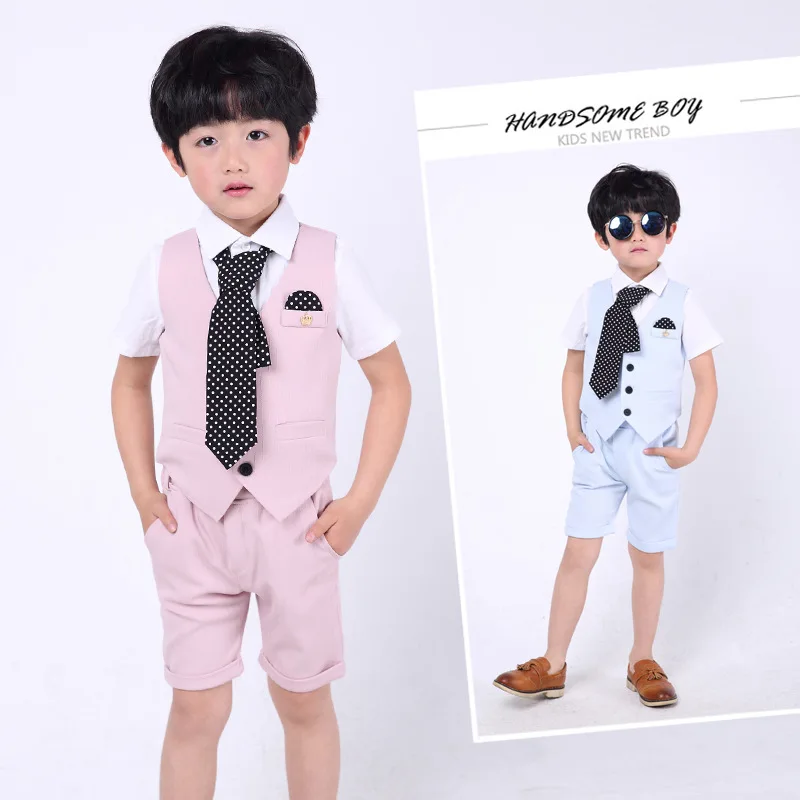 School Kids Suit for Weddings Flower Boys Birthday Party Tuxedo Formal Shirt + Shorts Children Piano Prom Performance Costume
School Kids Suit for Weddings Flower Boys Birthday Party Tuxedo Formal Shirt + Shorts Children Piano Prom Performance Costume