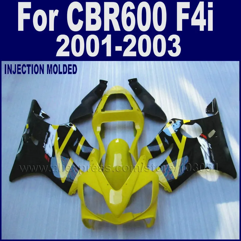 ABS Plastics Road Fairings Set For Honda CBR 600 F4i 01 02 03 Cbr 600 F4i 2001 2002 2003 Yellow Black Race Bodywork Fairing Kit
ABS Plastics Road Fairings Set For Honda CBR 600 F4i 01 02 03 Cbr 600 F4i 2001 2002 2003 Yellow Black Race Bodywork Fairing Kit