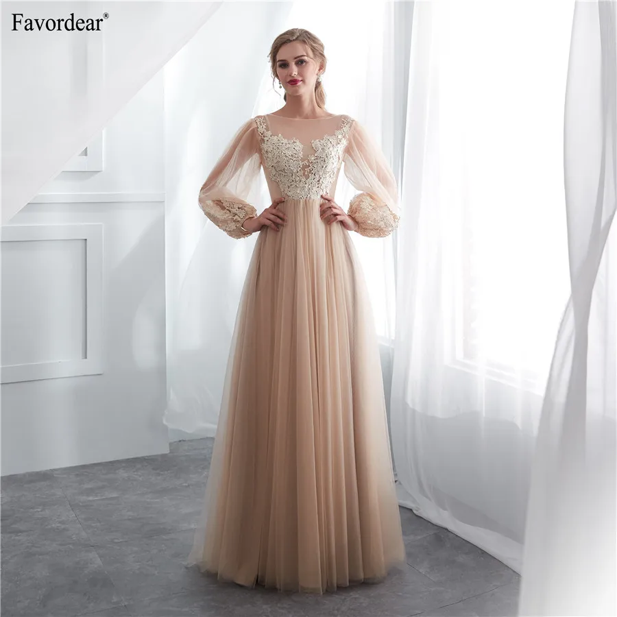 Favordear 100% Real Photos 2019 New Vestido De Noiva Formal Women's Long Lanten Sleeve Wedding Dress Champagne Bridal Gowns
Favordear 100% Real Photos 2019 New Vestido De Noiva Formal Women's Long Lanten Sleeve Wedding Dress Champagne Bridal Gowns